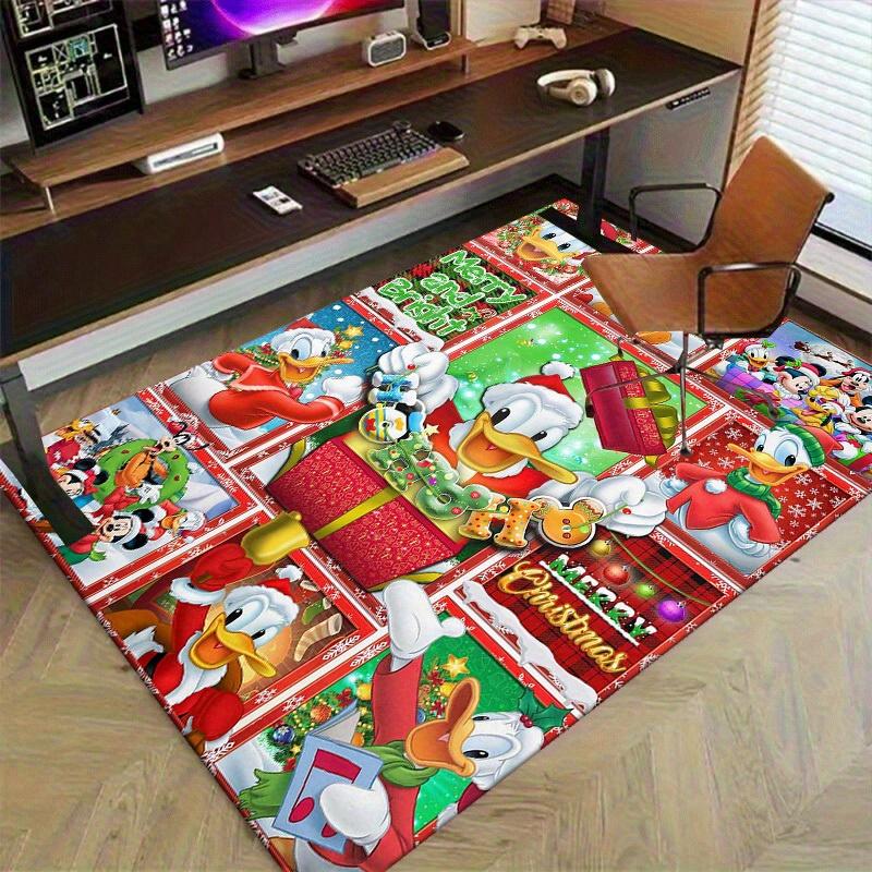 1pc,Disney Christmas Holiday Decorations - Merry Bright Home Office Chair Rug Outdoor Gift SetH155