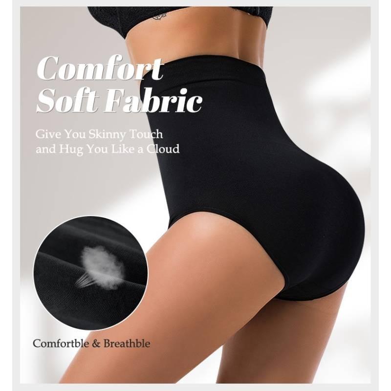Бесшовные трусики с высокой талией для коррекции фигуры, дышащая нейлоновая ткань для послеродовых женщин
