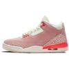Air 3 Retro Rust Pink Женские кроссовки Sail White Crimson CK9246-600