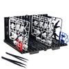 Plastic Modeling Plate Organizer Folding Shelve Rack for Model Making Accessory
