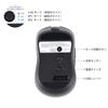 USB Wireless Bluetooth 6 Compatible with Android and Black 2.4GHz 5.0 Mouse, 3-Device Connection, Buttons, Quiet, Rechargeable, Compact, Portable,