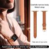 Ремешок для часов Тонкий кожаный ремешок для Apple Watch Band Ultra 49 мм 44 мм 42 мм 38 мм 41 мм 45 мм женский браслет для iWatch Series se 8 7 6 5 4 3 2 1