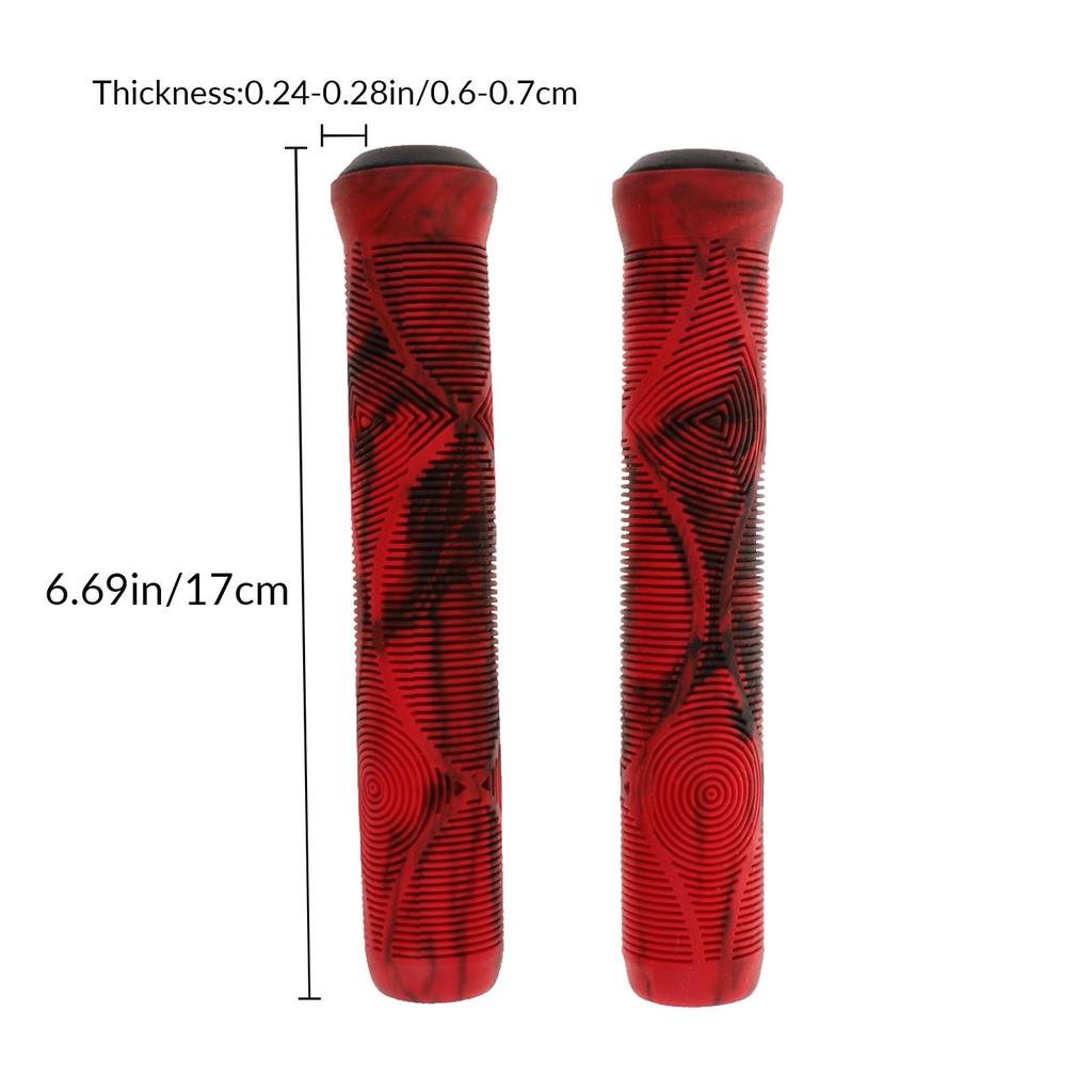 Shock Absorbing Rubber Handlebar Grips Bicycle Accessories Bike Grips for Mountain BMX Road Bikes