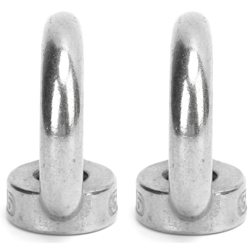 2pcs Eye Nuts Stainless Steel Lift for Ocean Industry Yachts Speedboats Motor Boats Passenger ShipsM16 700kg Load