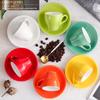 80ml Candy Series Bone China Coffee Cup And Saucer Set Cafe Espresso Tasting Mug Cappuccino Americano Cute Girl Afternoon Teacup