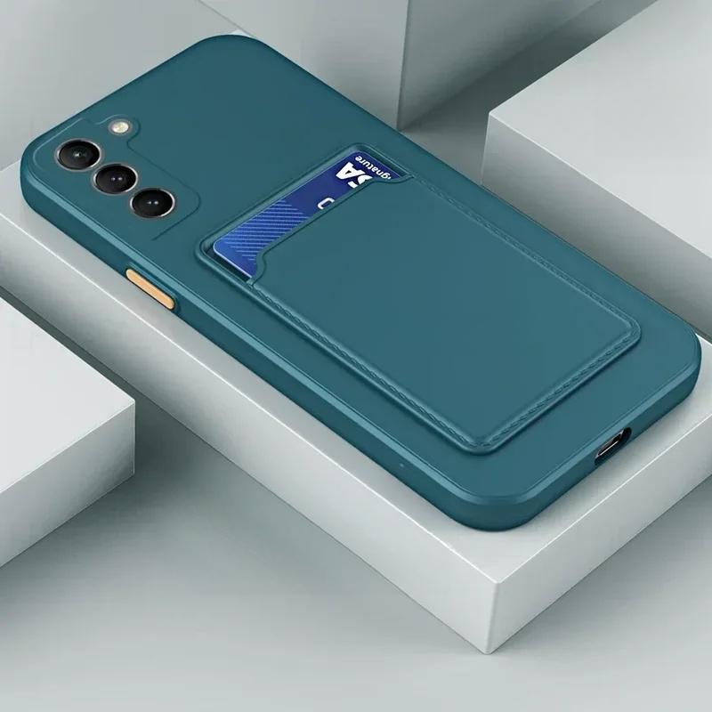 Для Samsung Galaxy A73 5G A72 4G A52 A52S A32 A22 A12 Чехол Чехлы для телефона Силиконовые Кошельки Чехлы с держателем для карт Крышка Слот Автомобильный чехол Capa