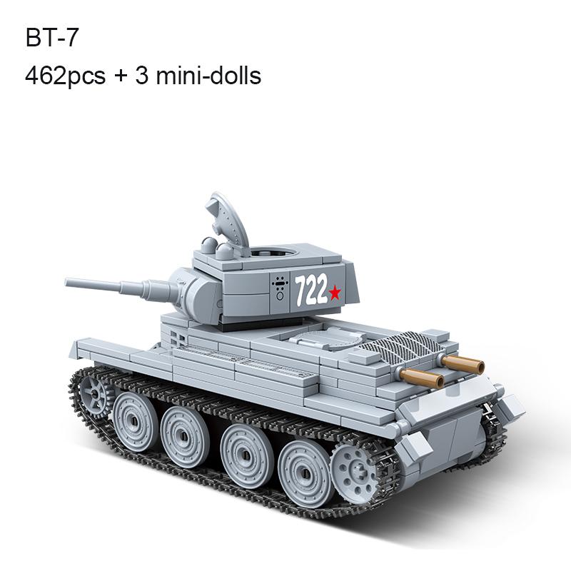 Военные танки серии, немецкий 131 LT-38 M4A1, танк «Пантера», солдат, полицейские строительные блоки, кирпичи WW2, армейские детские игрушки