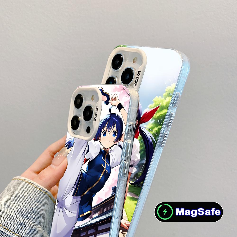 Fatal Fury Hotaru Futaba Phone Case for iPhone 17 16 15 14 13 12 11 X XR XS 8 7 Air Pro Max Plus White Translucent Cover