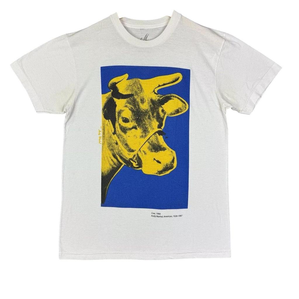 The Andy Warhol Museum Cow Painting Art Promo Rare T-Shirt and kids tshirt Medium
