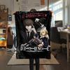 1Pc Death Note Print Flannel Blanket High Quality Warm Comfortable Cover for All Seasons Perfect for Gifts Home Decor