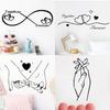 Valentine's Day Romantic Love Wall Stickers for Couples - Home & Living Room Decor
