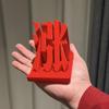 Держатель для телефона, напечатанный на 3D-принтере: Абстрактный креативный настольный орнамент для инвестора