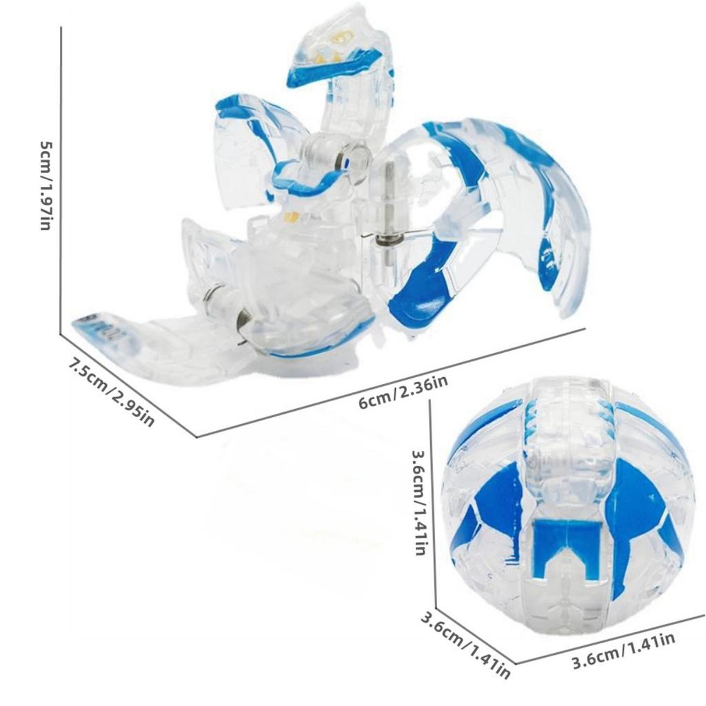 Vortex Sea Dragon 3,6 см Деформированное яйцо Гипер Драконоид Боевая Игра Игрушка