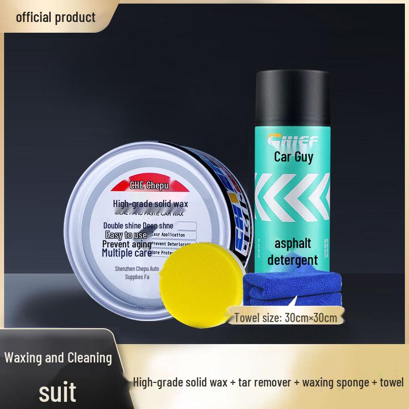 Carplan Advanced Solid Wax: Black & White Car Polish for Maintenance and Shine