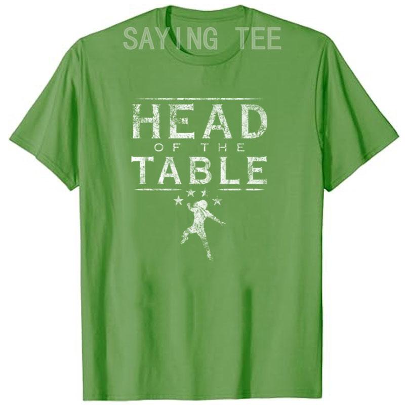Head of The Table Wrestling Fighting Boxing Fan Vintage Men's Short Sleeve T-Shirt Cotton Graphic Tee Top Fashion Apparel Gifts