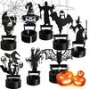Halloween Funny Shadow Stand Foldable Horror Candle Holder Multi-Purpose Projection Candle Stand Atmosphere Arrangement Craft