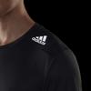 Adidas Спортивная тренировочная повседневная футболка с круглым вырезом, мужские топы, черные HC4230