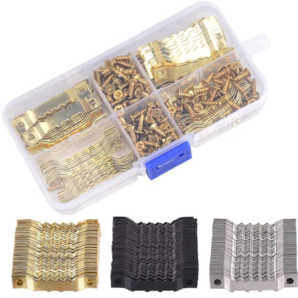 With Screw Saw Tooth Hooks Multi Functional Picture Hanging Sawtooth Picture Frame Hanger  Home