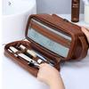 Waterproof Cosmetic Storage Bag PU Leather Makeup Bag Portable Makeup Pouch  Travel