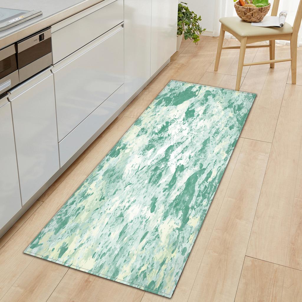 Мраморный Коврик для Ванной Нескользящий Придверный Коврик для Ванной Впитывающий Коврик для Пола Кухонный Грязеотталкивающий Длинный Ковер для Гостиной