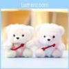 Cartoon Plush Bear Keychain With Soft Short Plush For Girls Gift And Bag Decor