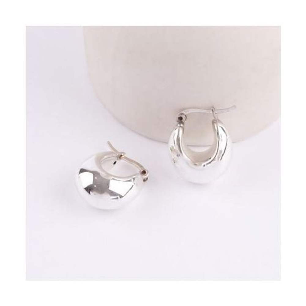 925 Silver Mini Volume Object Earrings Made In Thailand