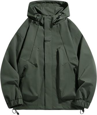 Горная парка для активного отдыха, ветрозащитная, защита от холода, осень-весна, ветровка на молнии для кемпинга, выживания, игры, простая тактическая куртка Shaka Shaka, военная куртка