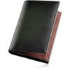 Tokyo Shitamachi Kobo Business Card Holder Mens Genuine Leather Craftsman Made Japan Hand Dyed Antique Wide Capacity 50 Cards (Dark Green) Tatsuno Day