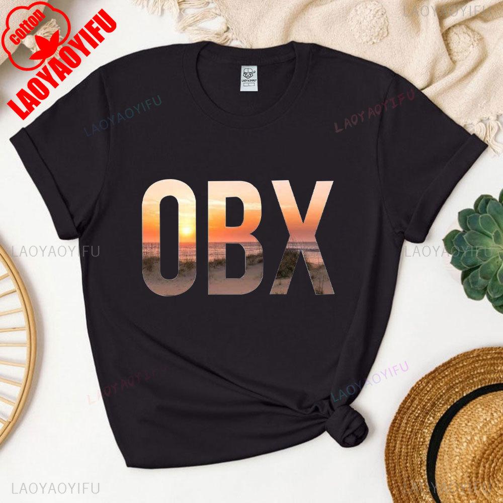 Рай на Земле Outer Banks Унисекс Футболка Для фанатов сериала Outer Banks Летний Отпуск Хлопковая Рубашка Пляжные Топы