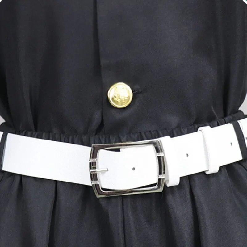 Cosplay Costume Anime Demon Slayer Kimetsu No Yaiba Top Jacket Pants Black Team Unisex Uniform Set Halloween Christmas Clothes