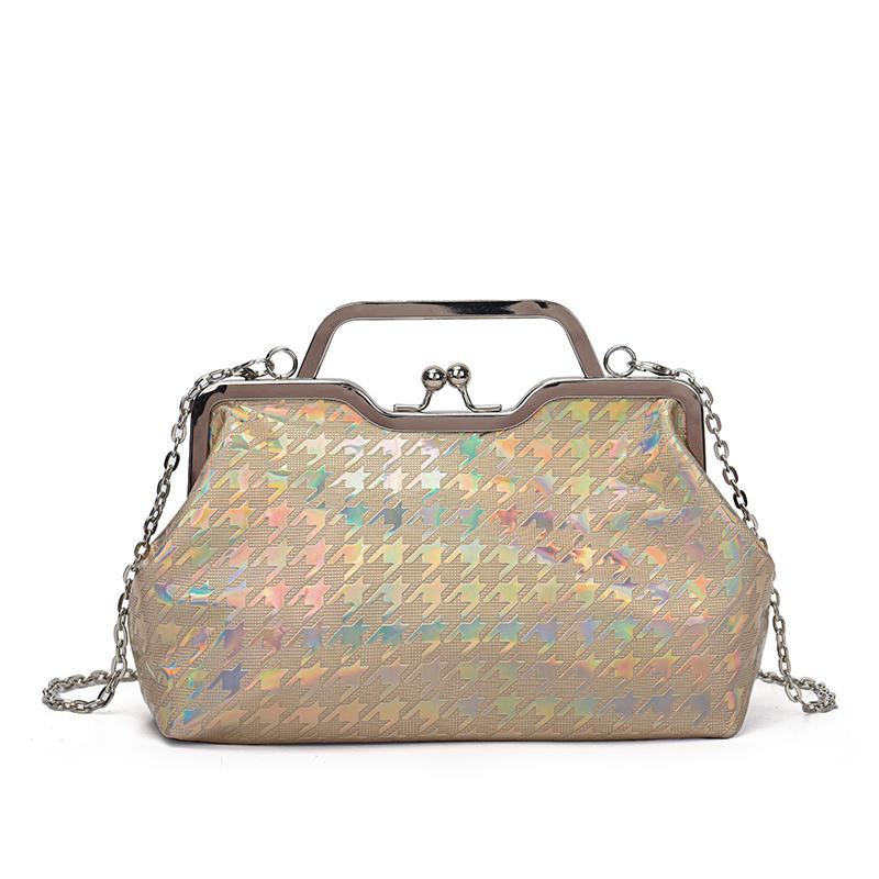 Роскошный дизайнерский цепной блестящий вечерний клатч сумка для вечеринки для женщин женственная мода свадьба плутониевая кожа клатч церемония