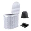 One-piece Design Folding Toilet Flip-top Camping Toilet Vehicle-mounted Toilet  RV Travel