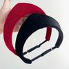 Elegant Smooth Texture Headwear Unique European Hairband Novel Velvet Crown Headband  Women