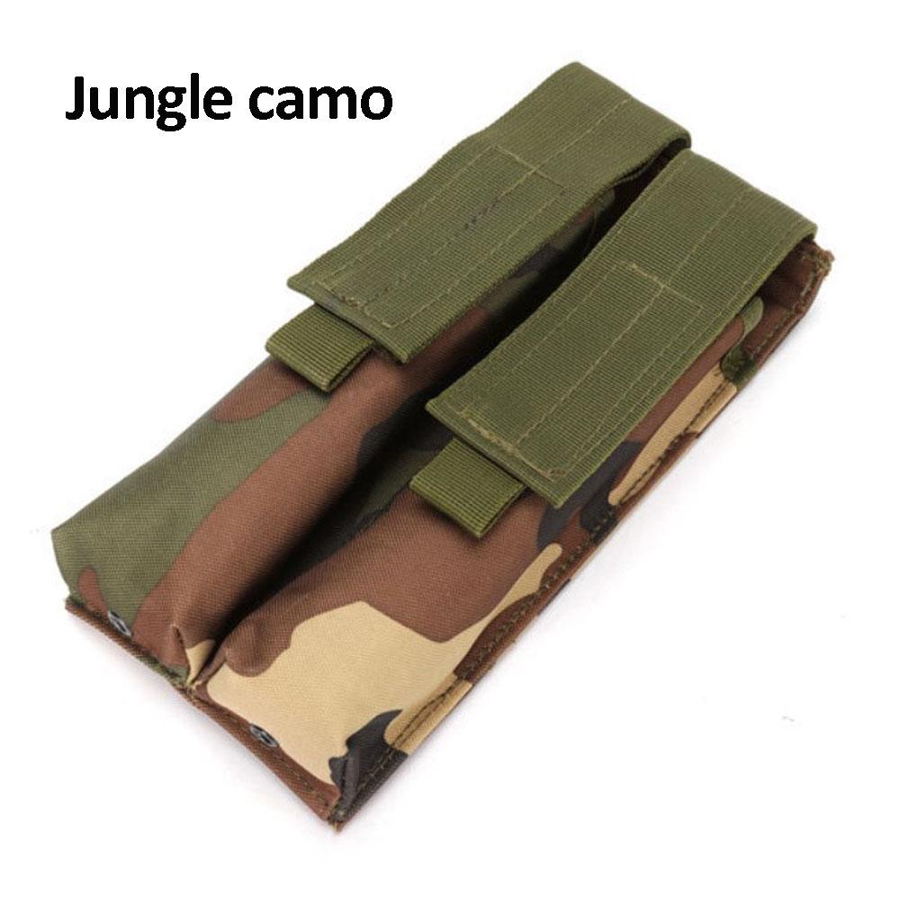 Сумка для магазинов Molle из нейлона 1000D, тактическая кобура для двух магазинов.