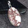 Marble Jasper 925 Silver Plated Handmade Pendant 2.1" Elegant Gift j3R05