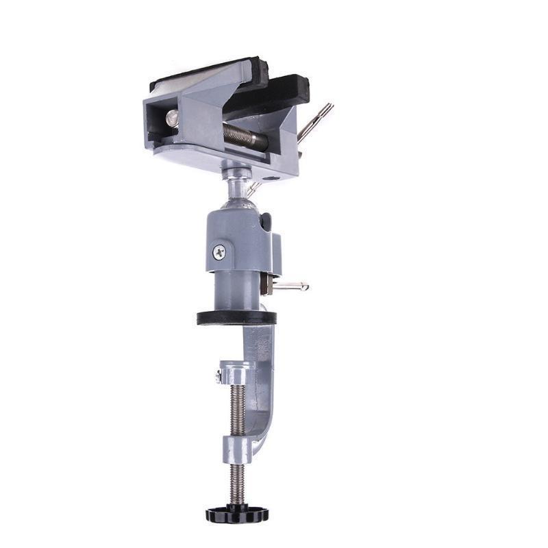 360° Swiveling Head Rotating Table Bench Vise Universal Electric Mill Bracket