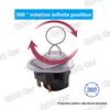 For JEEP CHEROKEE COMPASS Rearview Mirror Welcome Light Projection Lamps Carpet LED Modification Decorative Atmosphere 2 pieces