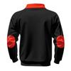 Men's Loose And Casual Two-color Fleece Stand-up Collar Pullover, Half-zipper Long-sleeved Sweatshirt