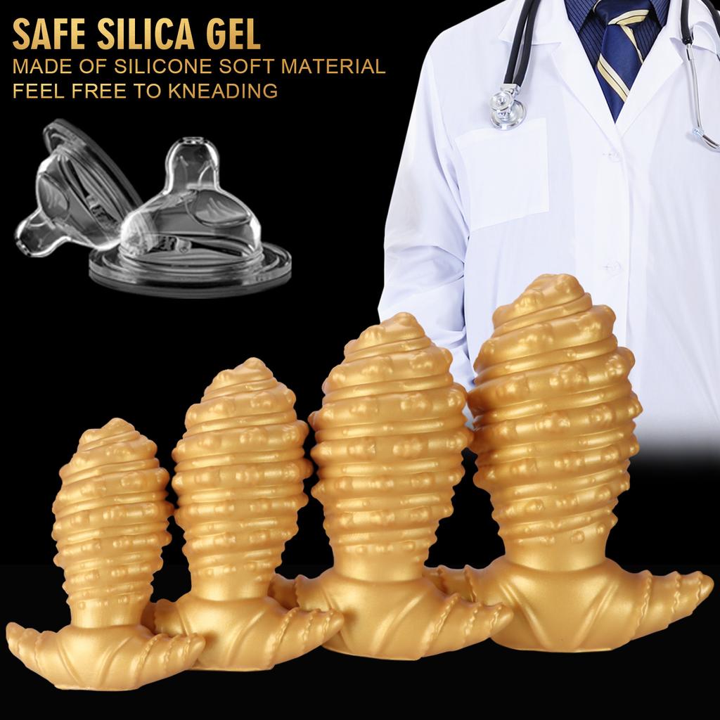 Huge Silicone Dragon Dildo Butt Plug Anal Expansion Sex Toy Realistic Soft Penis for Adults Fistng