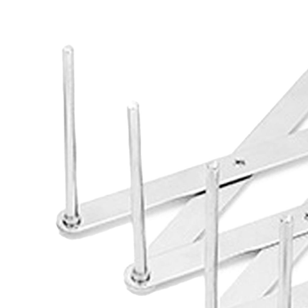 Dish Drying Rack Telescopic Stainless Steel Slip Resistant Adjustable Dish Drainer Organizer for Kitchen 1PCS