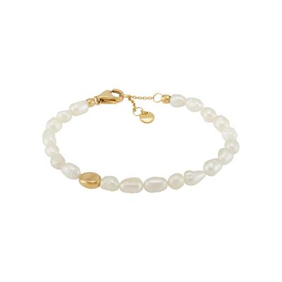 AGNETHE Жемчужный Белый Жемчуг Пресноводный Жемчуг Бусина SKJ1825710 [Skagen] Женский Браслет,