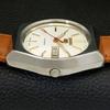 VINTAGE SEIKO 5 AUTOMATIC 6309A JAPAN MENS WHITE COLOR DIAL WATCH A702635-1 R209-a702635