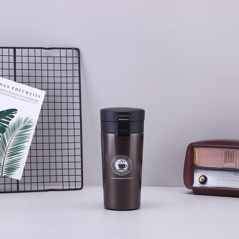 Comes with Filter Travel Coffee Mug Thermos Cup Thermal Stainless Steel Flask Vacuum Tea Cup Car Coffee Cup