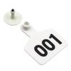 100Pcs 001-100 Numbers Pig Goat Ear Tag Farm Equipment Pig Sheep Ear Sign Cattle Ear Marker  Animal
