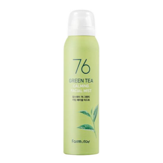 FARMSTAY 76 Green Tea Calming Facial Mist Soothing Hydration Spray 120ml