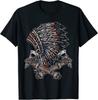 Indigenous Native Pride Headdress Axe Tribe Native American Unisex T-Shirt