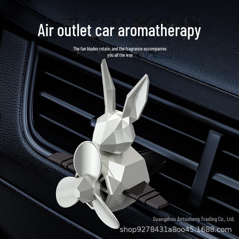 Geometric Rabbit Car Air Freshener Ornament for Air Conditioning Vent