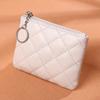 Women PU Leather Zip Coin Wallet Key Chain Fashion Small Purse Money Designer Short Change Pouch Mini Handbags