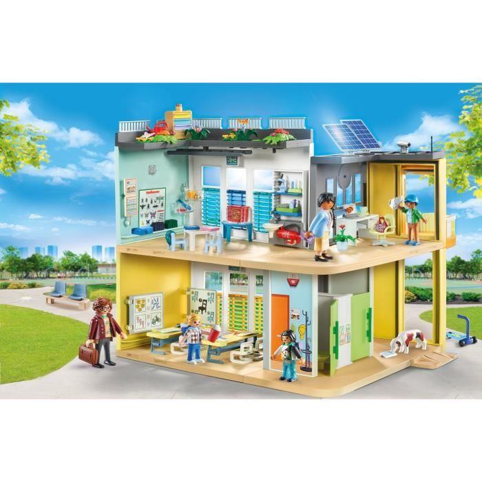 PLAYMOBIL 71327 Ecole aménagée, City Life, L'école, 282 pièces, Mixte, Pour enfant dès 4 ans