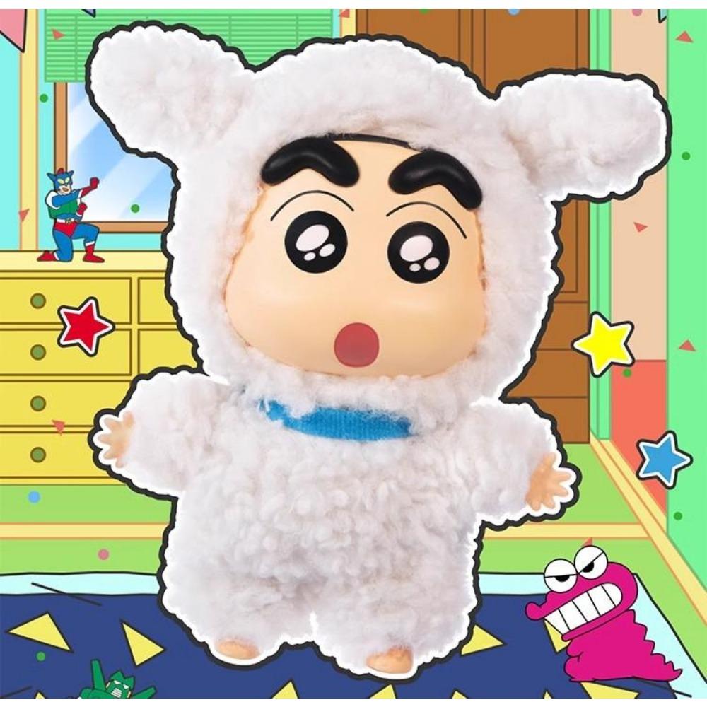 TOP TOY Шин-чан Вечеринка переодеваний Серия Таинственная коробка Винил Шерсть Аниме Фигурка Индивидуальная Коллекционная Игрушка Украшение Подарок на День Рождения